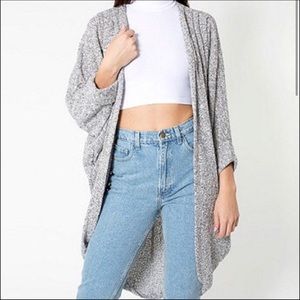 American Apparel Boucle Shawl cardigan